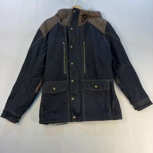 KÜHL Jacket Coat Sherpa Lined Brown Hooded Winter